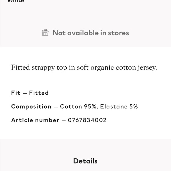 H&M strappy top - Picture 8 of 16